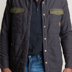 Overland Quilted Cotton Flannel Shirt Jacket